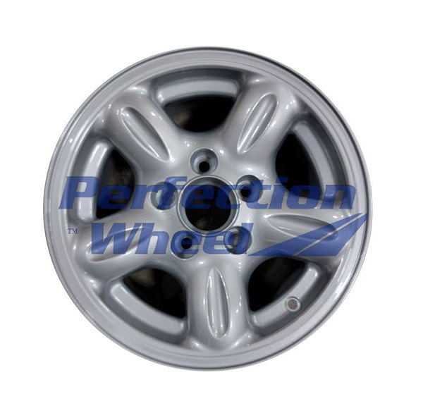Perfection Wheel® - 14 x 6 5-Spoke Medium Silver Full Face Alloy Factory Wheel (Refinished)