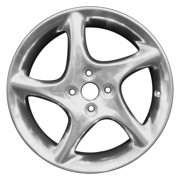 Perfection Wheel® - 16 x 6.5 5 Spiral-Spoke Full Polished Alloy Factory Wheel (Refinished)