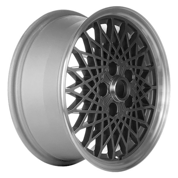 Perfection Wheel® - 16 x 7 20 Spider-Spoke Sparkle Silver Flange Cut Alloy Factory Wheel (Refinished)