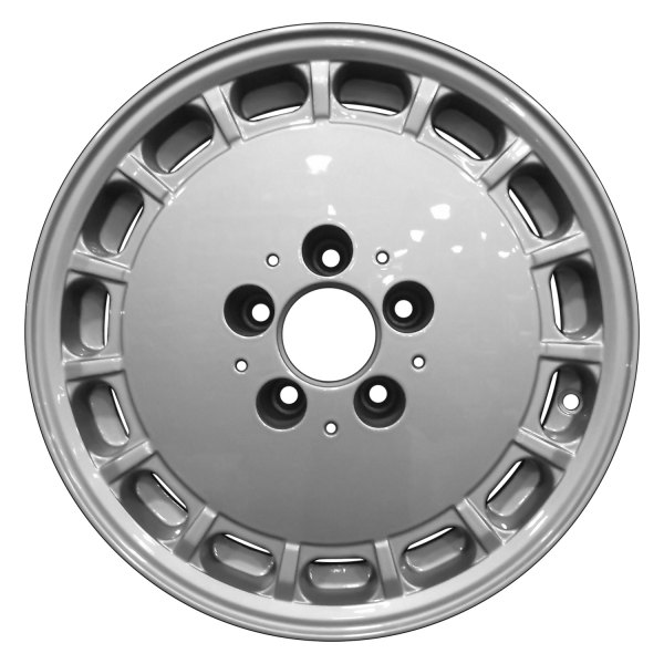 Perfection Wheel® - 15 x 6.5 15-Slot Bright Fine Silver Full Face Alloy Factory Wheel (Refinished)