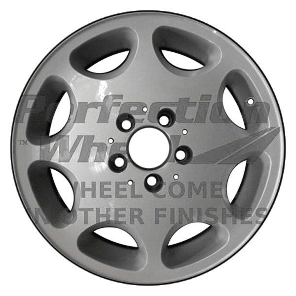 Perfection Wheel® - 16 x 8 8-Slot Fine Bright Silver Full Face Alloy Factory Wheel (Refinished)