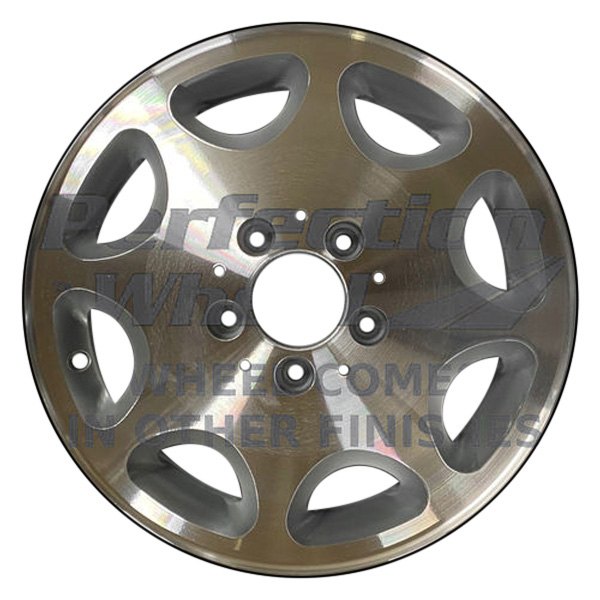 Perfection Wheel® - 15 x 6.5 8-Slot Fine Bright Silver Full Face Alloy Factory Wheel (Refinished)