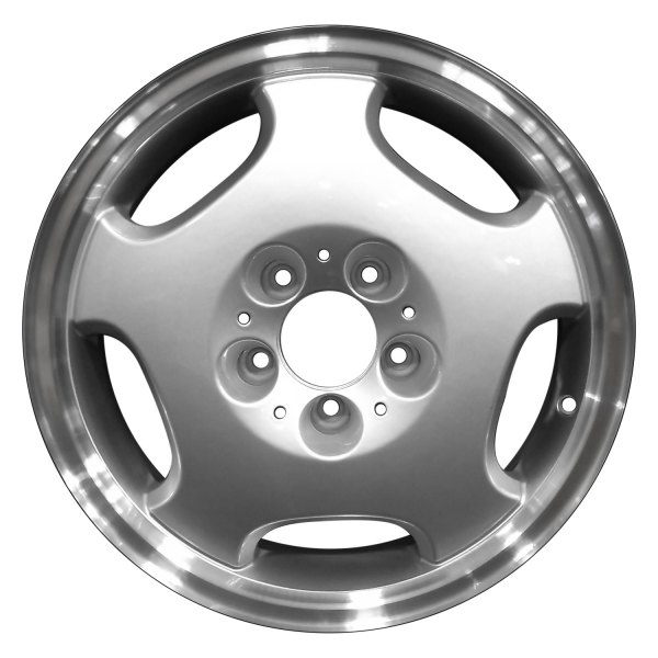 Perfection Wheel® - 16 x 7.5 5-Slot Fine Bright Silver Flange Cut Alloy Factory Wheel (Refinished)