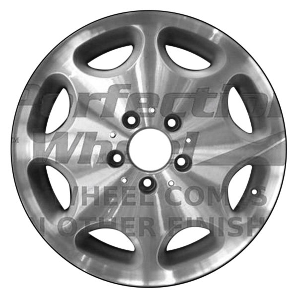 Perfection Wheel® - 16 x 7.5 8-Slot Bright Fine Metallic Silver Polished Alloy Factory Wheel (Refinished)