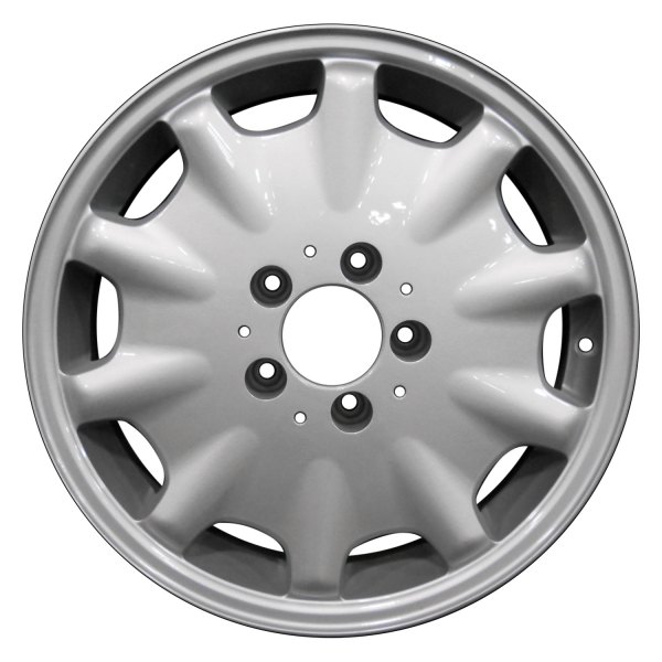Perfection Wheel® - 16 x 7.5 10-Slot Bright Fine Silver Full Face Alloy Factory Wheel (Refinished)