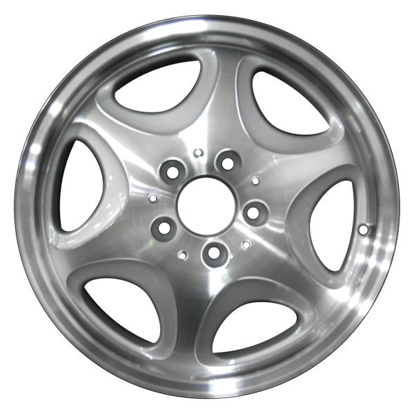 Perfection Wheel® - 16 x 7.5 6 I-Spoke Bright Fine Metallic Silver Machined Alloy Factory Wheel (Refinished)