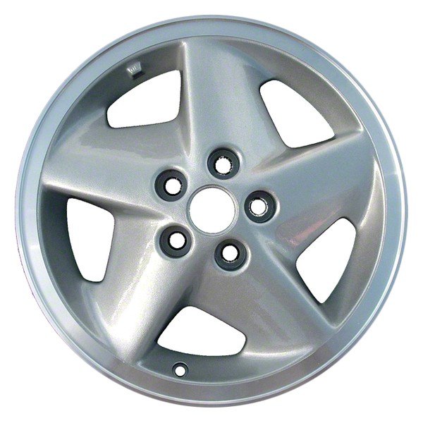 Perfection Wheel® - 15 x 6 5 Turbine-Spoke Medium Sparkle Silver Flange Cut Alloy Factory Wheel (Refinished)