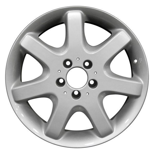 Perfection Wheel® - 17 x 8.5 7 I-Spoke Bright Fine Silver Full Face Alloy Factory Wheel (Refinished)