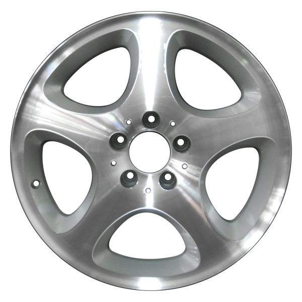 Perfection Wheel® - 17 x 8 5-Spoke Medium Silver Machined Alloy Factory Wheel (Refinished)