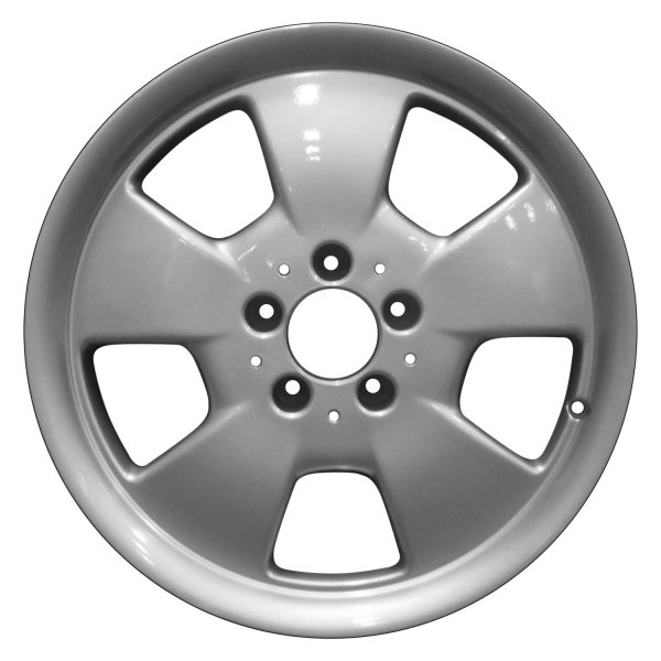 Perfection Wheel® - 17 x 8.25 5-Slot Bright Fine Silver Full Face Alloy Factory Wheel (Refinished)