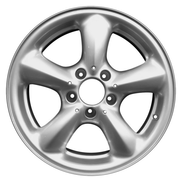 Perfection Wheel® - 16 x 8 5-Spoke Fine Bright Silver Full Face Alloy Factory Wheel (Refinished)