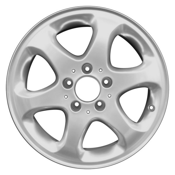 Perfection Wheel® - 16 x 7.5 6 I-Spoke Hyper Bright Mirror Silver Full Face Alloy Factory Wheel (Refinished)