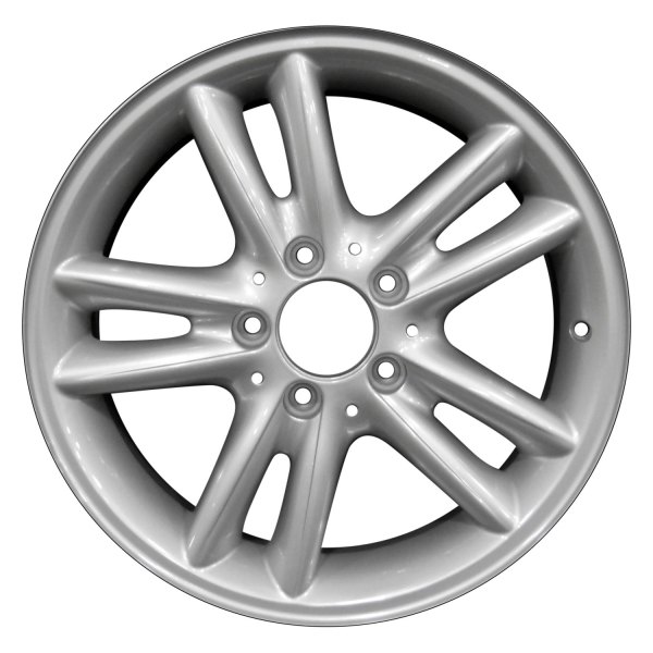 Perfection Wheel® - 16 x 7 Double 5-Spoke Bright Fine Silver Full Face Alloy Factory Wheel (Refinished)