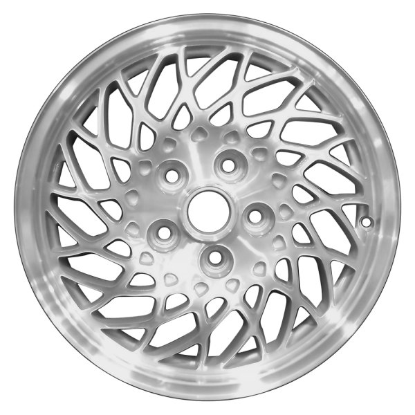 Perfection Wheel® - 16 x 6.5 30 Spider-Spoke Medium Sparkle Silver Machined Alloy Factory Wheel (Refinished)