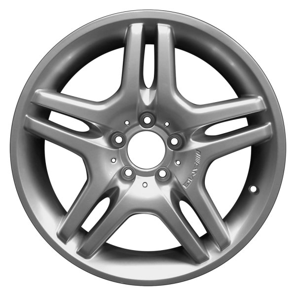 Perfection Wheel® - 18 x 8.5 Double 5-Spoke Hyper Bright Silver Full Face Alloy Factory Wheel (Refinished)