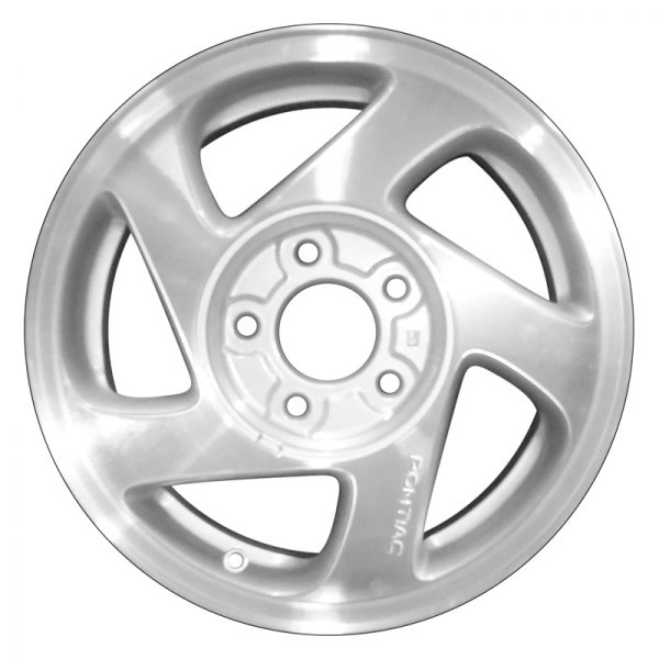 Perfection Wheel® - 15 x 6 5 Spiral-Spoke Sparkle Silver Machined Alloy Factory Wheel (Refinished)
