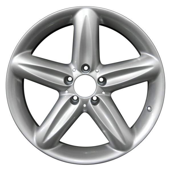 Perfection Wheel® - 18 x 9.5 5-Spoke Bright Fine Metallic Silver Full Face Alloy Factory Wheel (Refinished)
