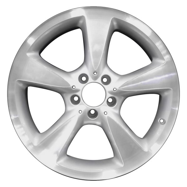 Perfection Wheel® - 18 x 8.5 5-Spoke Fine Bright Silver Machined Alloy Factory Wheel (Refinished)