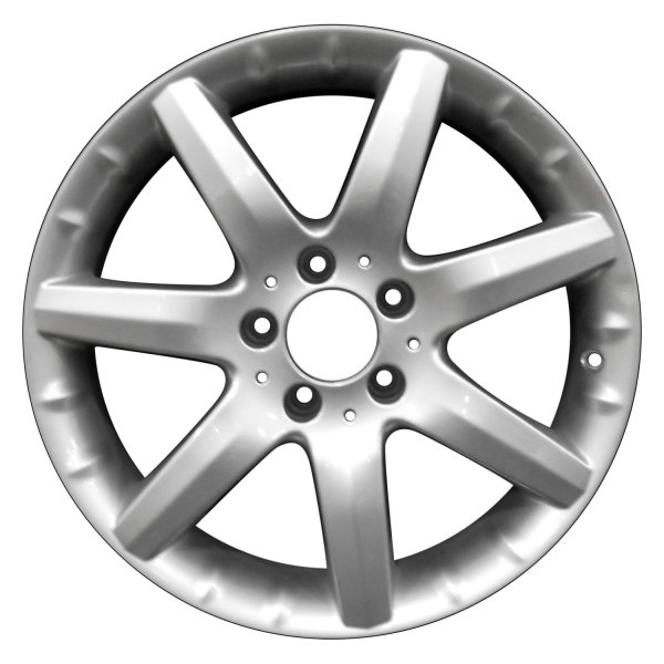 Perfection Wheel® - 17 x 8.5 7 I-Spoke Fine Bright Silver Full Face Alloy Factory Wheel (Refinished)