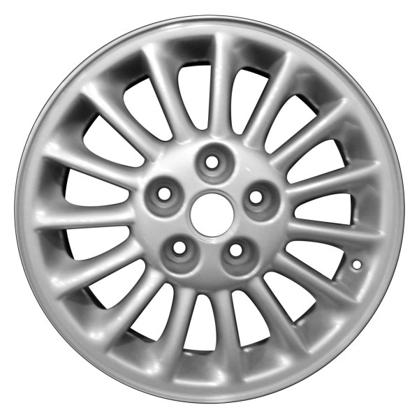 Perfection Wheel® - 16 x 6.5 15 Turbine-Spoke Sparkle Silver Full Face Alloy Factory Wheel (Refinished)