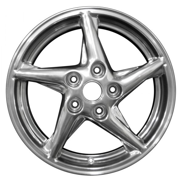 Perfection Wheel® - 16 x 6.5 5 Spiral-Spoke Full Polished Alloy Factory Wheel (Refinished)