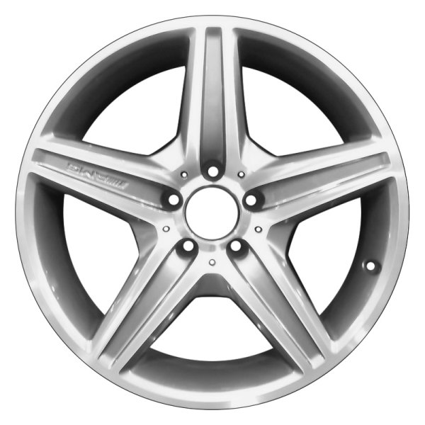Perfection Wheel® - 18 x 9 5-Spoke Bright Metallic Charcoal Machined Alloy Factory Wheel (Refinished)