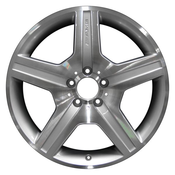 Perfection Wheel® - 19 x 8.5 5-Spoke Bright Medium Silver Machined Alloy Factory Wheel (Refinished)