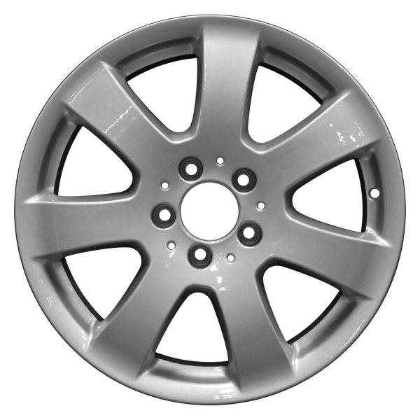 Perfection Wheel® - 17 x 7 7 I-Spoke Bright Medium Silver Full Face Alloy Factory Wheel (Refinished)