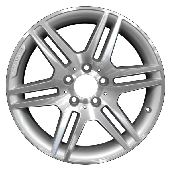 Perfection Wheel® - 17 x 7.5 6 Double I-Spoke Medium Silver Machined Alloy Factory Wheel (Refinished)