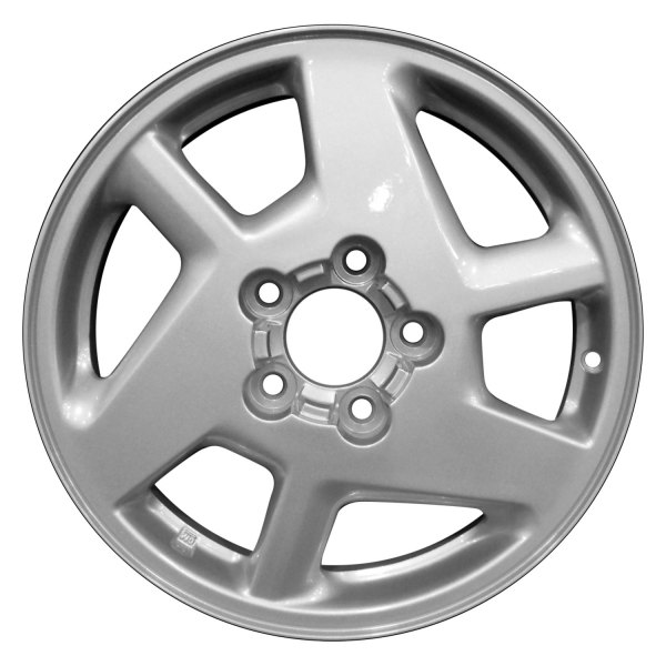 Perfection Wheel® - 16 x 6.5 6 Spiral-Spoke Fine Sparkle Silver Full Face Alloy Factory Wheel (Refinished)