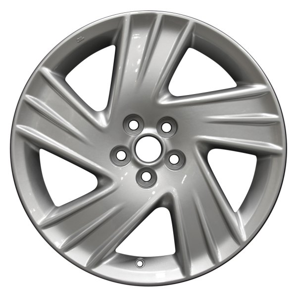 Perfection Wheel® - 17 x 7 5 Spiral-Spoke Fine Bright Silver Full Face Alloy Factory Wheel (Refinished)