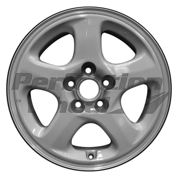 Perfection Wheel® - 17 x 8.5 5-Spoke Bright Fine Silver Alloy Factory Wheel (Refinished)