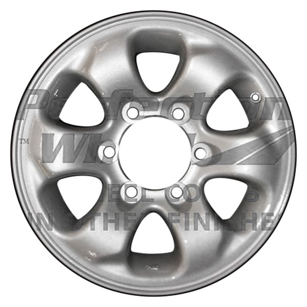 Perfection Wheel® - 15 x 6 6-Slot Medium Silver Machine Before Paintin Alloy Factory Wheel (Refinished)