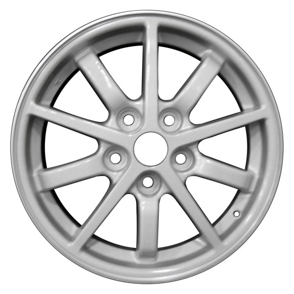 Perfection Wheel® - 16 x 6 10 Alternating-Spoke Bright Medium Silver Machine Before Painting Alloy Factory Wheel (Refinished)
