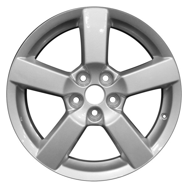 Perfection Wheel® - 18 x 7 5-Spoke Bright Sparkle Silver Full Face Alloy Factory Wheel (Refinished)