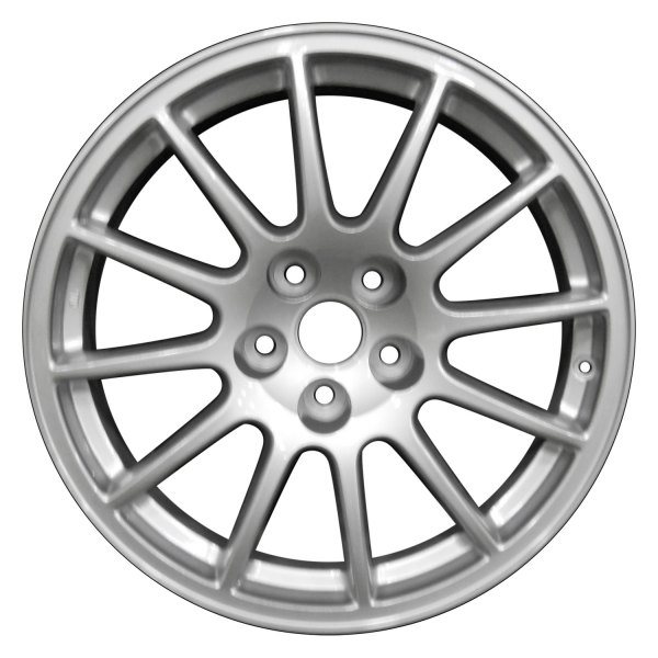 Perfection Wheel® - 18 x 8.5 12 I-Spoke Bright Fine Metallic Silver Full Face Alloy Factory Wheel (Refinished)