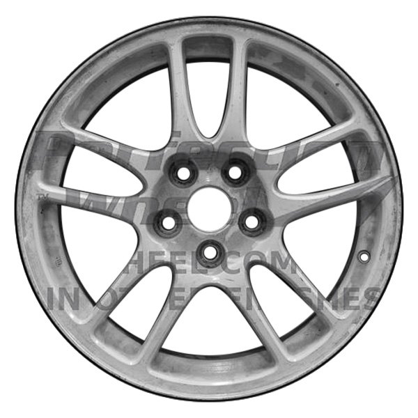 Perfection Wheel® - 17 x 8 Double 5-Spoke Medium Sparkle Silver Full Face Alloy Factory Wheel (Refinished)