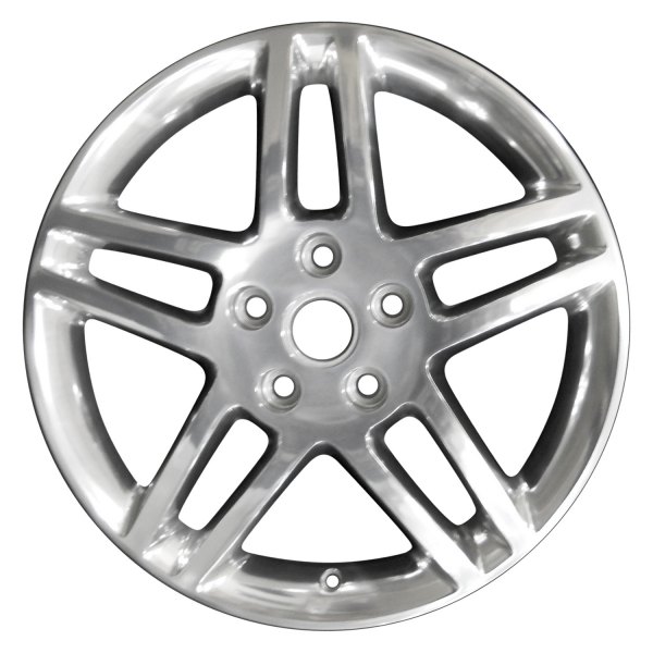 Perfection Wheel® - 17 x 6.5 Double 5-Spoke Full Polished Alloy Factory Wheel (Refinished)