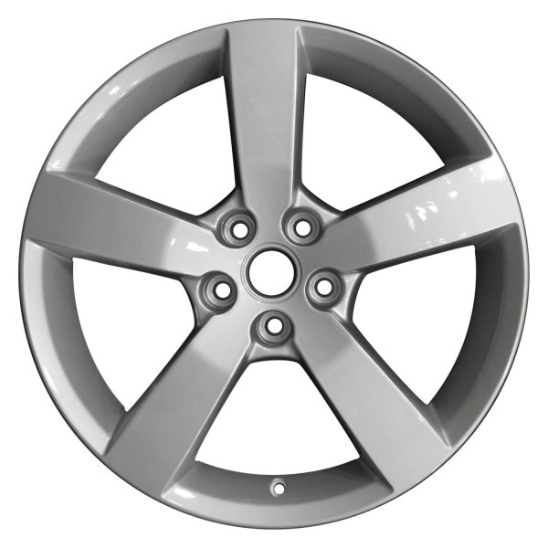 Perfection Wheel® - 18 x 7 5-Spoke Bright Fine Silver Full Face Alloy Factory Wheel (Refinished)