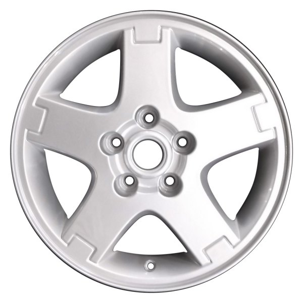 Perfection Wheel® - 16 x 6.5 5-Spoke Fine Sparkle Silver Full Face Alloy Factory Wheel (Refinished)