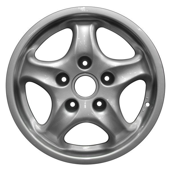 Perfection Wheel® - 16 x 9 5-Spoke Bright Fine Silver Full Face Alloy Factory Wheel (Refinished)