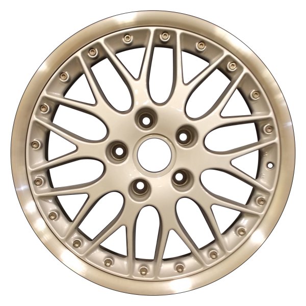 Perfection Wheel® - 18 x 7.5 10 Y-Spoke Bright Fine Silver Flange Cut Alloy Factory Wheel (Refinished)