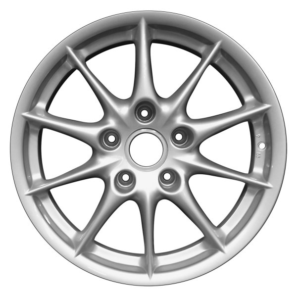 Perfection Wheel® - 17 x 7 10 I-Spoke Bright Fine Silver Full Face Alloy Factory Wheel (Refinished)
