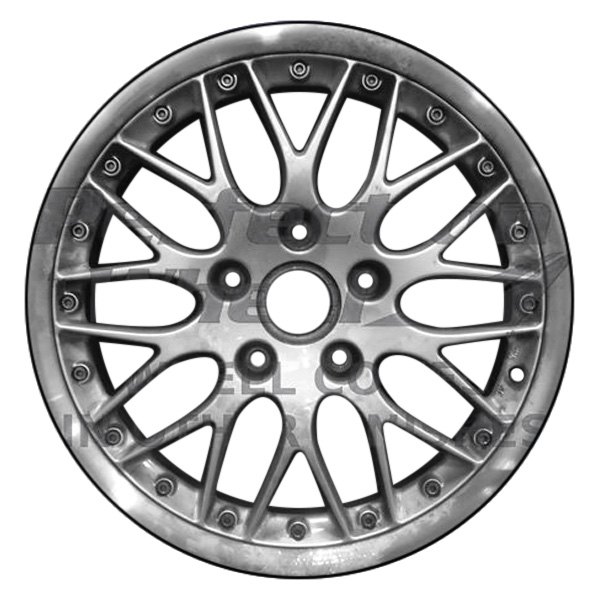 Perfection Wheel® - 18 x 7.5 10 Y-Spoke Bright Fine Metallic Silver Flange Cut Alloy Factory Wheel (Refinished)