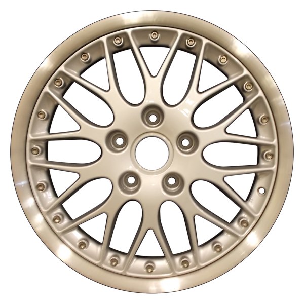 Perfection Wheel® - 18 x 8 10 Y-Spoke Bright Fine Silver Flange Cut Alloy Factory Wheel (Refinished)