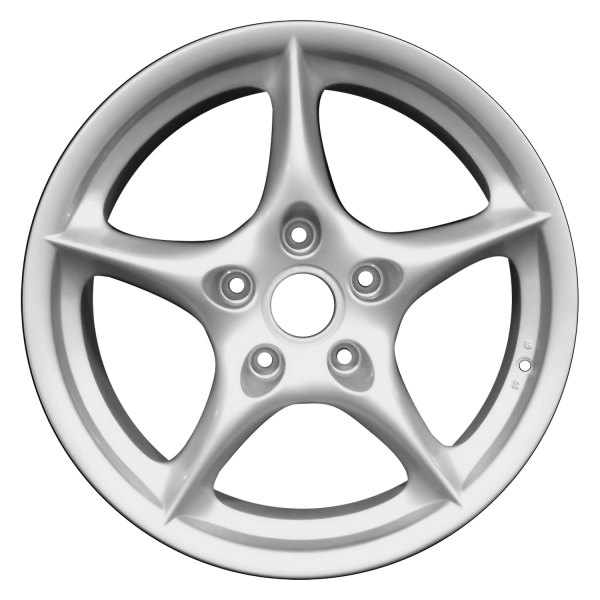 Perfection Wheel® - 18 x 10 5-Spoke Bright Fine Silver Full Face Alloy Factory Wheel (Refinished)