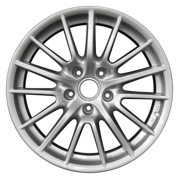 Perfection Wheel® - 19 x 8 15 I-Spoke Bright Medium Silver Full Face Alloy Factory Wheel (Refinished)