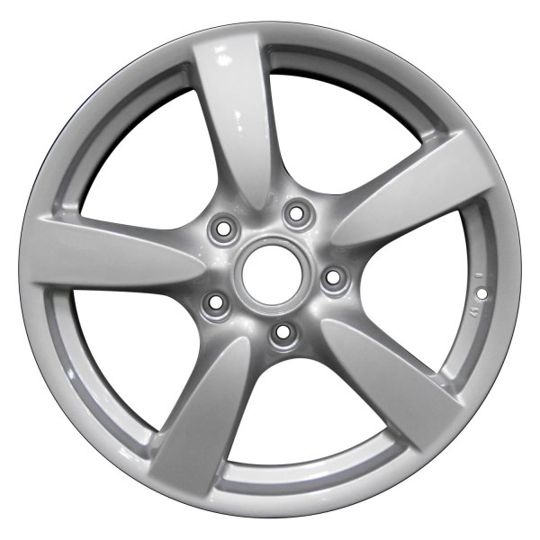 Perfection Wheel® - 18 x 8 5-Spoke Bright Fine Silver Full Face Alloy Factory Wheel (Refinished)