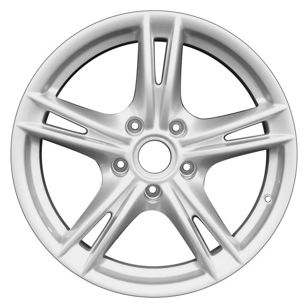Perfection Wheel® - 18 x 9 5-Spoke Bright Fine Silver Full Face Alloy Factory Wheel (Refinished)
