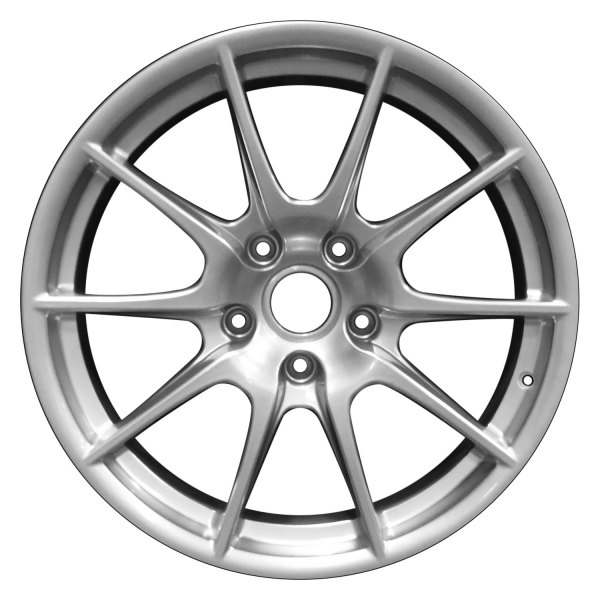 Perfection Wheel® - 19 x 10 10 I-Spoke Hyper Bright Mirror Silver Full Face Alloy Factory Wheel (Refinished)